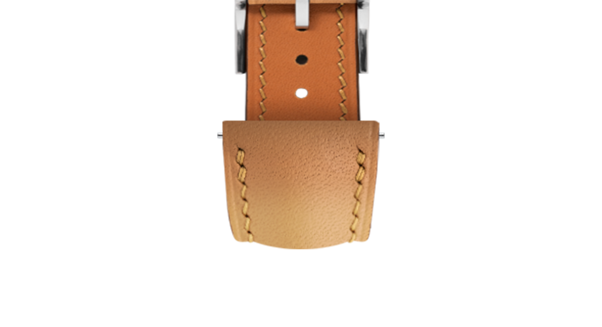 Gold Baranil Signature Strap - Handcrafted Leather Watch Strap