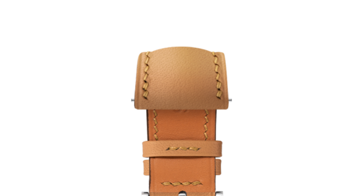 Gold Baranil Signature Strap - Handcrafted Leather Watch Strap