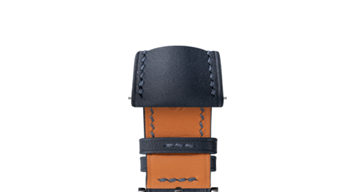 Delugs レザーベルト Baranil Signature Strap Black Baranil Signature Strap - Handcrafted Leather Watch Strap