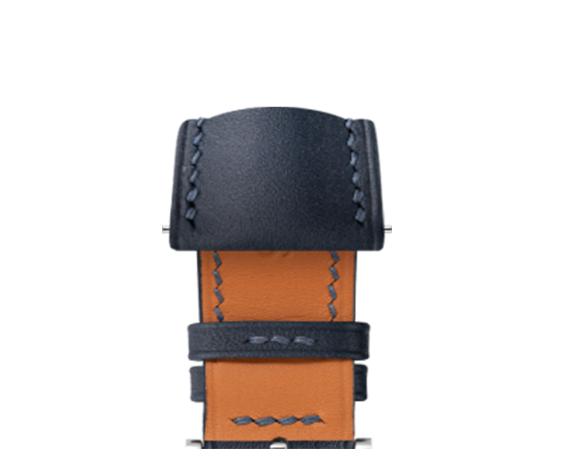 Navy Baranil Signature Strap - Handcrafted Leather Watch Strap Navy Baranil Signature Strap - Handcrafted Leather Watch Strap