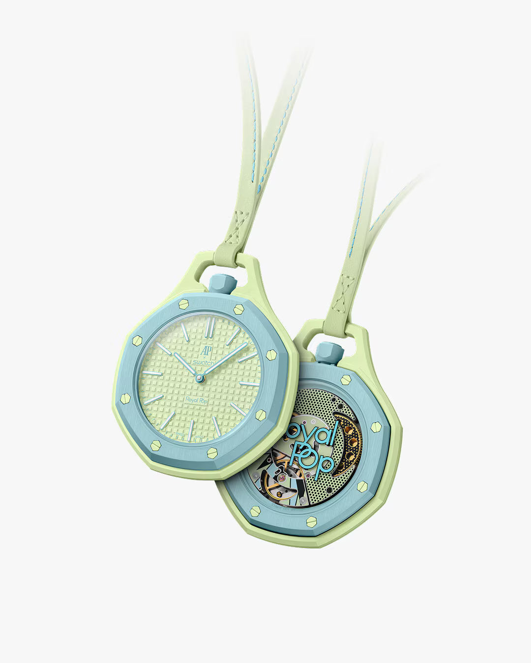 Case-Strap for the Swatch x AP Royal Pop Blaue Acht — Delugs