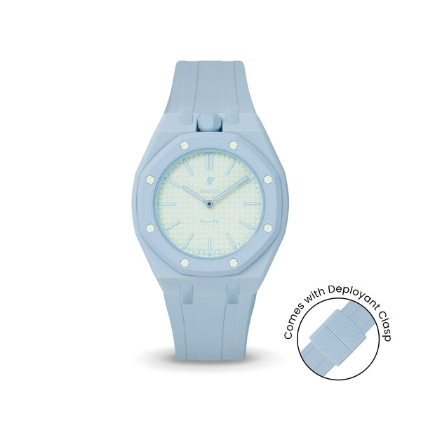 Case-Strap for the Swatch x AP Royal Pop Blaue Acht — Delugs