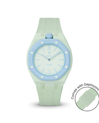 Swatch x AP Royal Pop Lime Green case-strap by Delugs