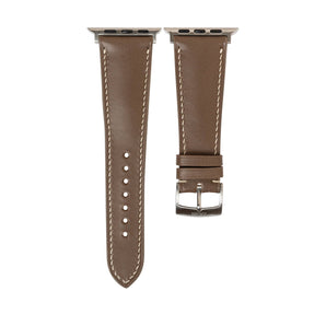 Taupe Buttero Signature Apple Watch Strap