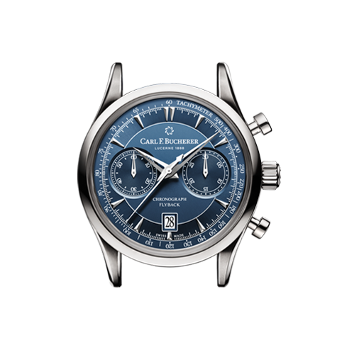 Case Diameter: 43mm, Lug Width: 22.5mm / include_only=strap-finder_tag1 / Carl F Bucherer,Blue,Chronograph,22.5 / position-top=-33 / position-bottom=-30