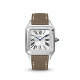 Delugs Taupe Epsom Strap for Cartier Santos-Dumont Handcrafted Leather Watch Strap