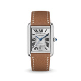 Delugs Gold Chevre Strap for Cartier Tank Handcrafted Leather Watch Strap