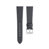 Delugs Dark Grey Chevre Slim Strap Handcrafted Leather Watch Strap