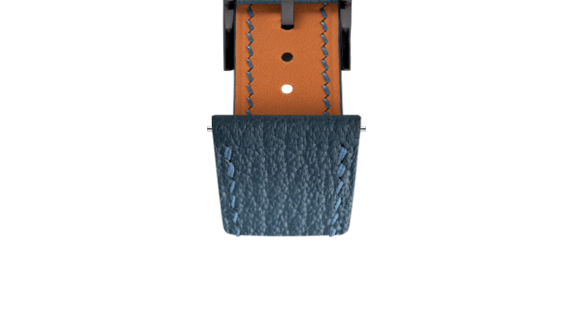 HERMES エルメス カマーバンド メンズ Best Straps for Hermes H08 Blue / Navy Dial (W056950WW00) | Delugs