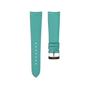 Turquoise Chevre Slim (Curved) Strap