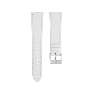 White Chevre Slim Strap