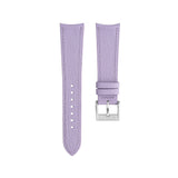 Delugs Lavender Chevre Slim (Curved) Strap Handcrafted Leather Watch Strap