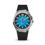 Delugs Black Sailcloth CTS Rubber Strap for Christopher Ward The Twelve Rubber Watch Strap
