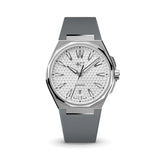 Delugs Grey Sailcloth CTS Rubber Strap for Christopher Ward The Twelve Rubber Watch Strap
