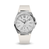 Delugs White Sailcloth CTS Rubber Strap for Christopher Ward The Twelve Rubber Watch Strap