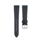 Delugs Black Crazy Horse Side-Stitch Strap Handcrafted Leather Watch Strap