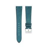 Delugs Blue Crazy Horse Side-Stitch Strap Handcrafted Leather Watch Strap
