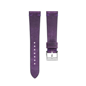 Purple Crazy Horse Side-Stitch Strap