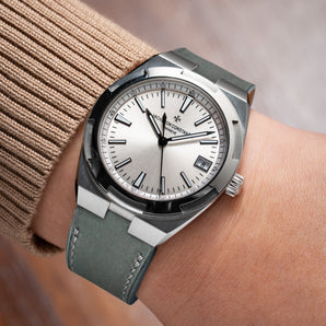 Light Grey Nubuck Strap for Vacheron Constantin Overseas