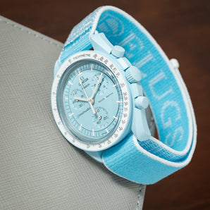 Delcro Baby Blue/White