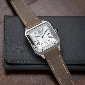 Taupe Epsom Cartier Santos-Dumont Strap