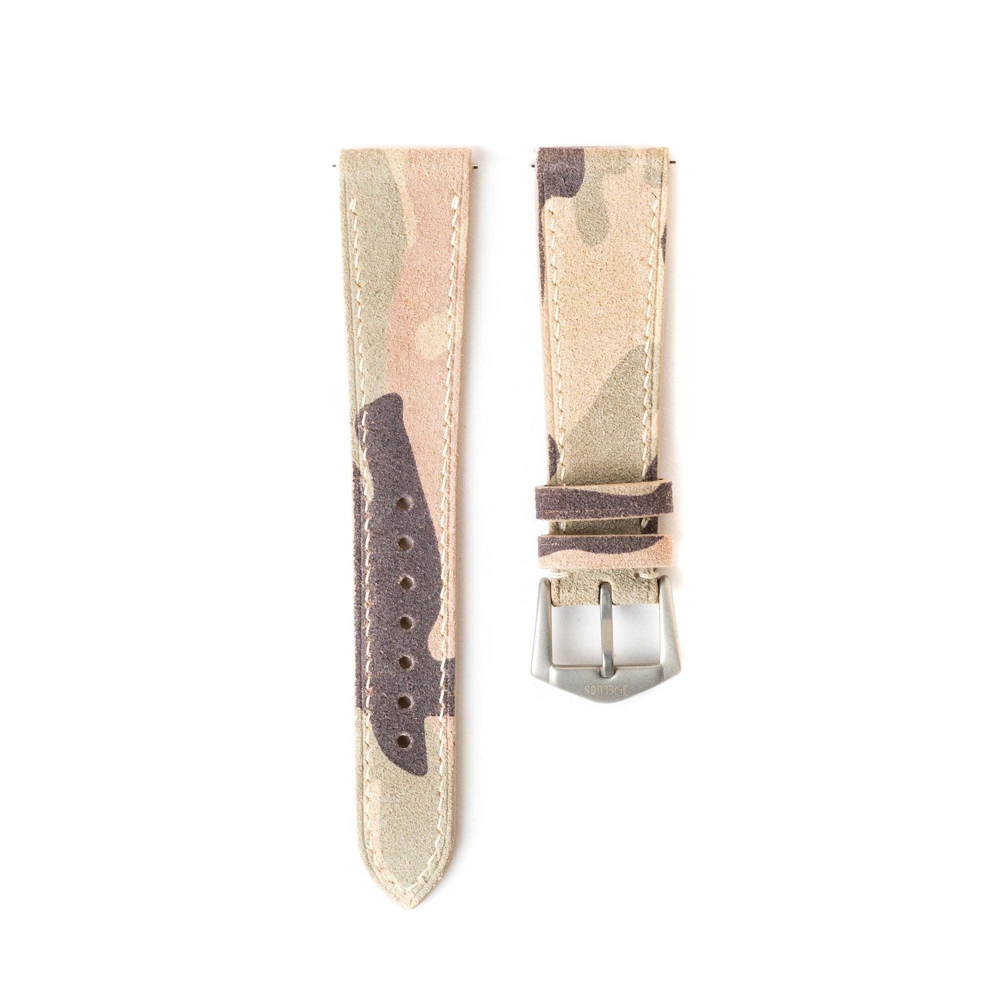 Forest Green Ostrich Signature Strap - Delugs