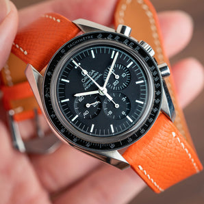 Orange Epsom Slim Strap