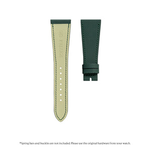 Emerald Green Sailcloth Slim Strap for De Bethune
