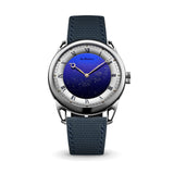 Delugs Navy Sailcloth Slim Strap for De Bethune Handcrafted Leather Watch Strap