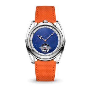 Orange Sailcloth Slim Strap for De Bethune