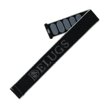 Delugs Delcro Black/Grey Fabric Watch Strap
