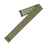 Delugs Delcro Green Fabric Watch Strap