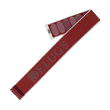 Delugs Delcro Maroon/Light Grey Fabric Watch Strap