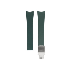 Emerald Green Curved Rubber CTS Strap