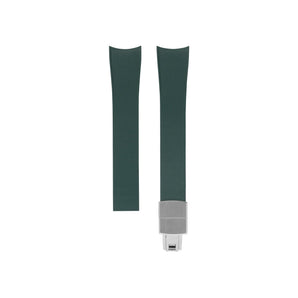Emerald Green Curved Rubber CTS Strap