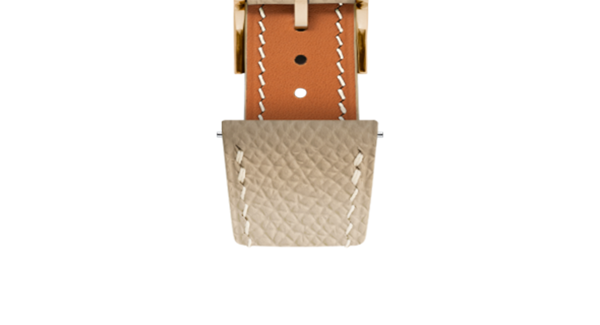 Cartier レザーストラップ 　キャメル Custom Straps for Cartier Tortue Watch Mini White Dial | Delugs