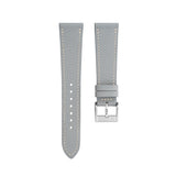 Delugs Light Grey Epsom Slim Strap Handcrafted Leather Watch Strap