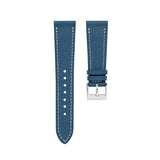 Delugs Navy Epsom Slim Strap Handcrafted Leather Watch Strap