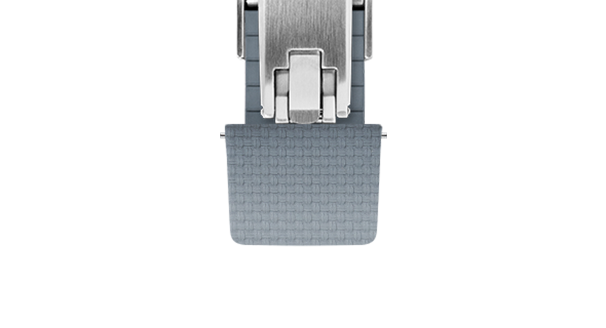 Grey Sailcloth CTS Rubber Strap for F.P. Journe Élégante - Rubber