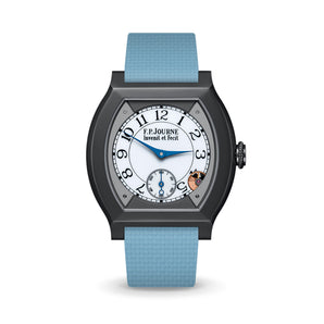 Baby Blue Sailcloth CTS Rubber Strap for F.P. Journe Élégante