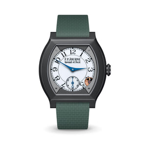 Emerald Green Sailcloth CTS Rubber Strap for F.P. Journe Élégante