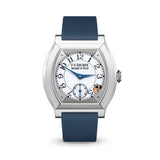 Delugs Navy Sailcloth CTS Rubber Strap for F.P. Journe Élégante Rubber Watch Strap