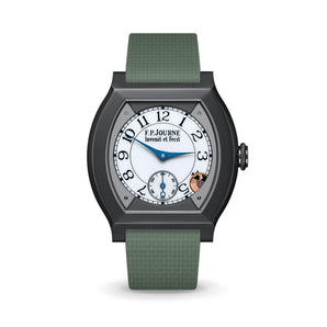 Olive Green Sailcloth CTS Rubber Strap for F.P. Journe Élégante