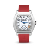 Delugs Red Sailcloth CTS Rubber Strap for F.P. Journe Élégante Rubber Watch Strap