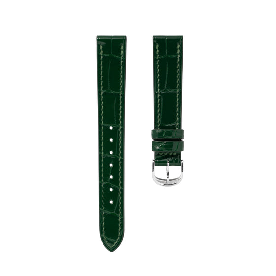 Glazed Malachite Alligator Slim Strap for The Petite Collection
