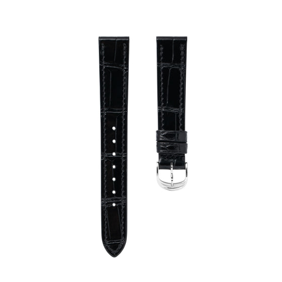Glazed Obsidian Alligator Slim Strap for The Petite Collection