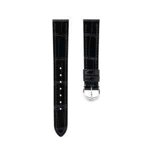 Glazed Obsidian Alligator Slim Strap for The Petite Collection