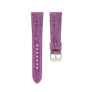 Glossy Lilac Crocodile Signature Strap