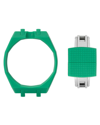WristPop Case Kit - Dark Green case and clasp