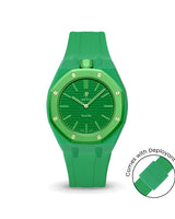 Swatch x AP Royal Pop Dark Green case-strap by Delugs